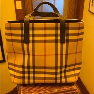 Authentic Burberry London small tote